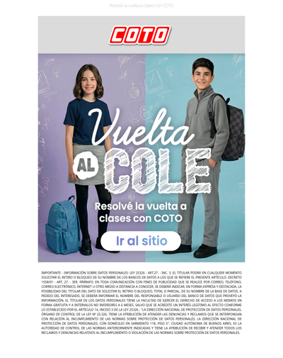 Vuelta al Cole 📚✏️🎨 ¿Ya tenés todo?