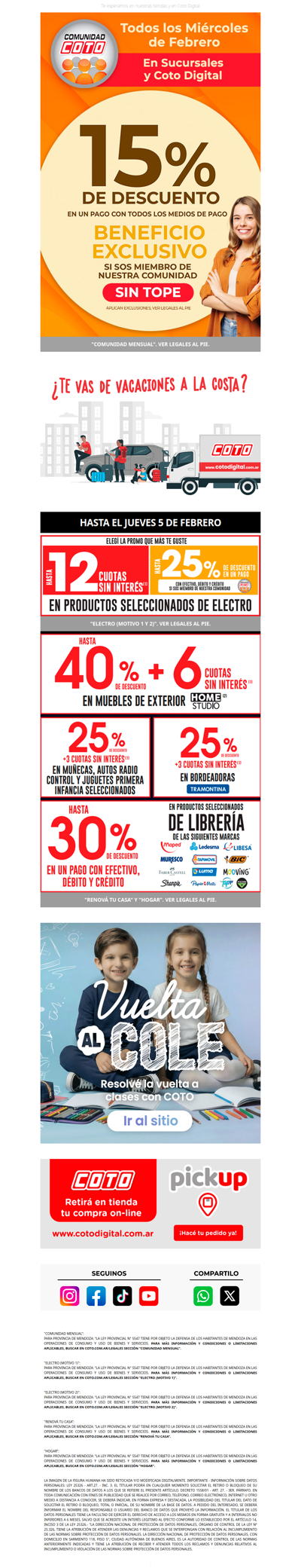 🎉 Miércoles 15% de Comunidad y mucho más!