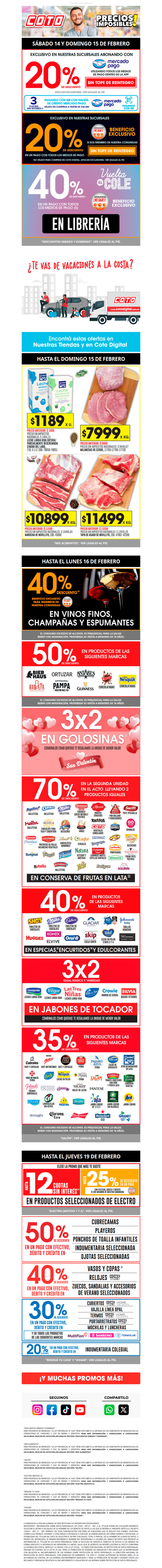 Lo imperdible del finde XXL 🤩🛒