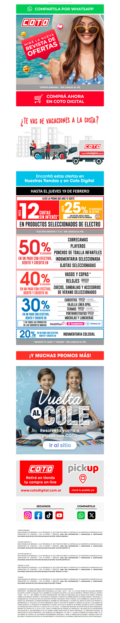 Llegó el Carnaval de Ofertas 🎭🎊 Con lo mejor!