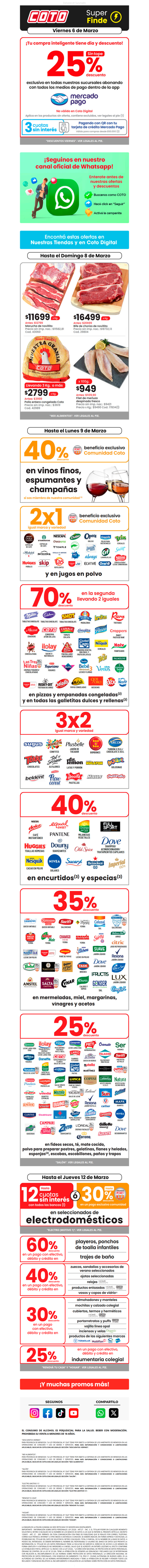 Viernes Clásico 😉 25% con Mercado Pago y más!