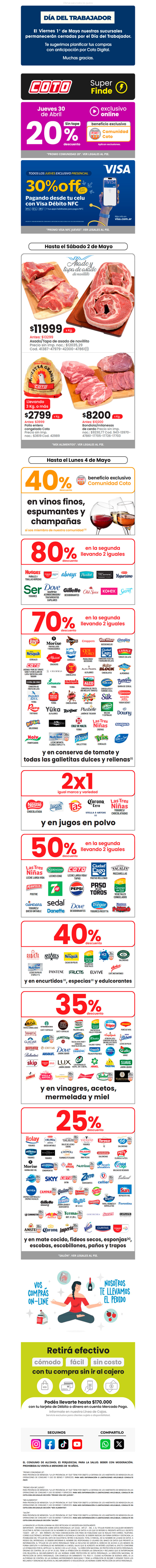 Ya llega el Finde XL 🍾 Preparate para celebrar 🥂