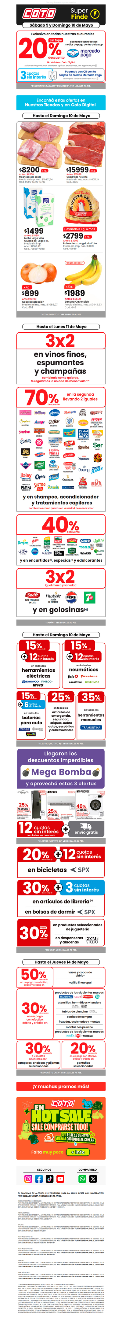 💥 Lo que no te podés perder este finde