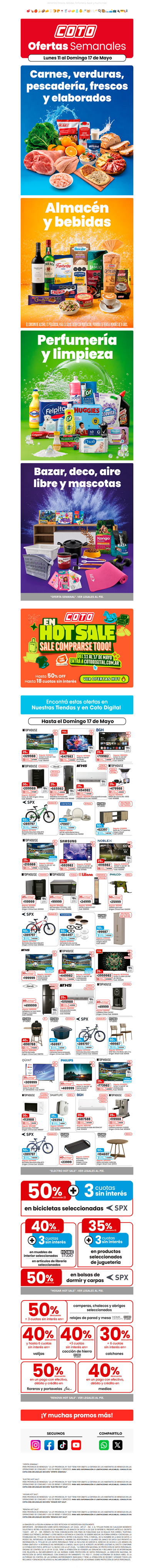 Lunes de Hot Sale 🔥 Y nuevos Catálogos 🧐 Descubrí más