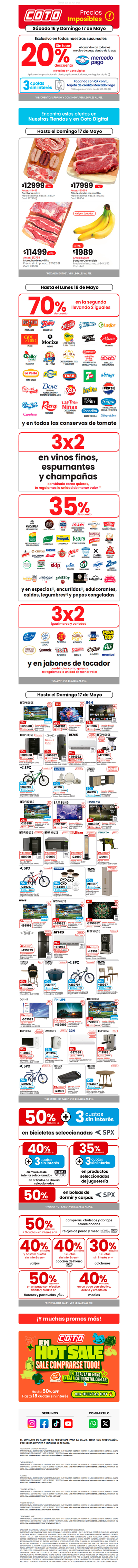 Las promos TOP 🚀 del fin de semana