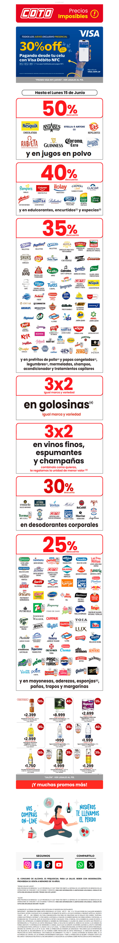 Acá hay muchas ofertas  💥