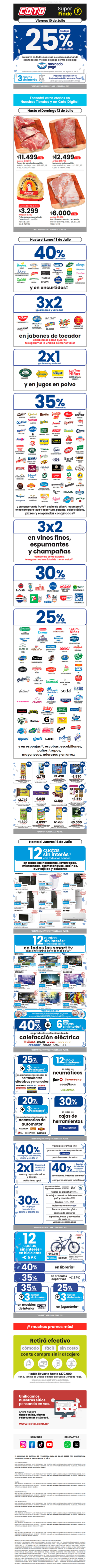 📢 ¡Jugá de local con estas ofertas! 😉 Que no falte nada