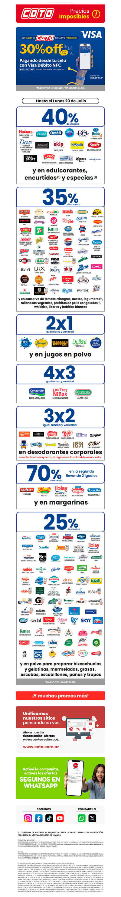 🏷️ Precios Imposibles: 2x1, 3x2, 40% y mucho más!