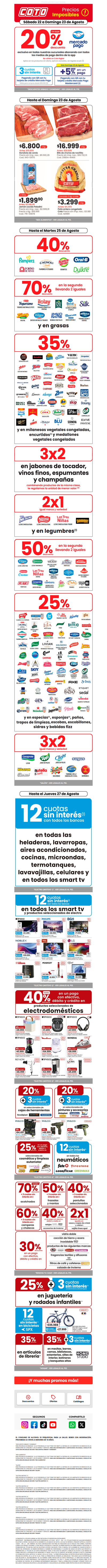 ¡El finde pinta bien! 😎 Mirá estas ofertas imperdibles