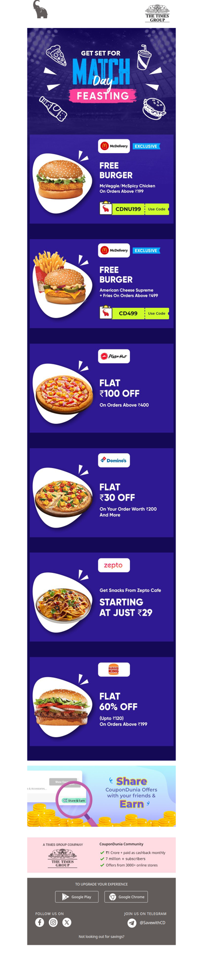 Feast Like a Champion🏏🥳 Get Your Match Day Meal Now 🍕