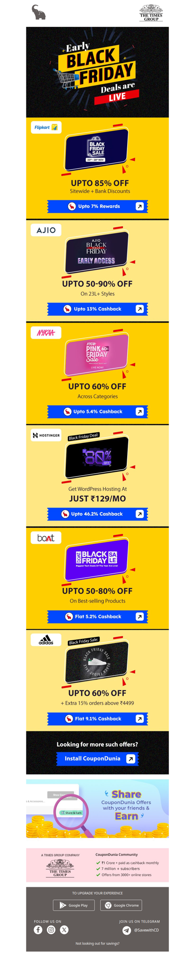 Hey coupondunia_in_55a92a14, It's Black Friday All Week Long 😉🥳