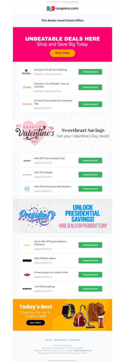 💫 Your Presidential Valentine’s Gift – Deals You Can’t Miss!