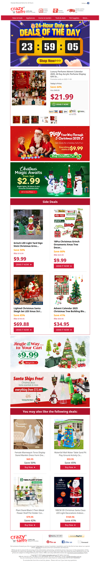 Limited Offer — Luxury Perfume Advent Calendar Just $21.99!