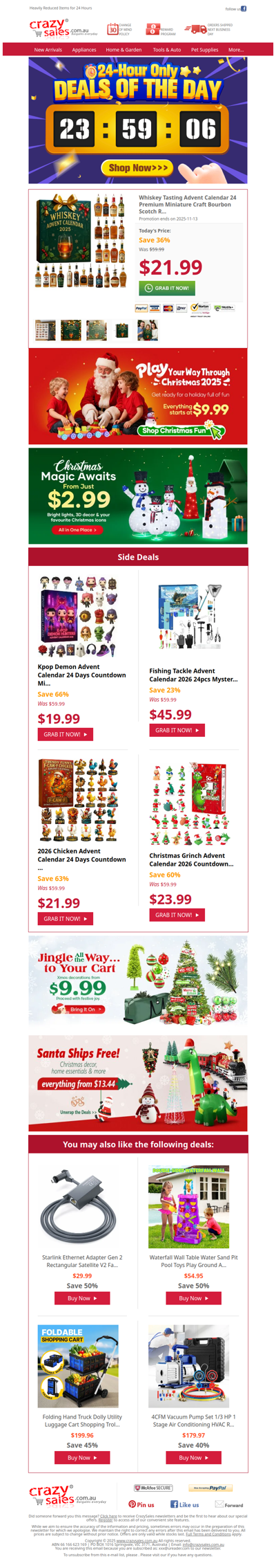 Sip, Celebrate, Repeat – Whiskey Tasting Advent Calendar $21.99