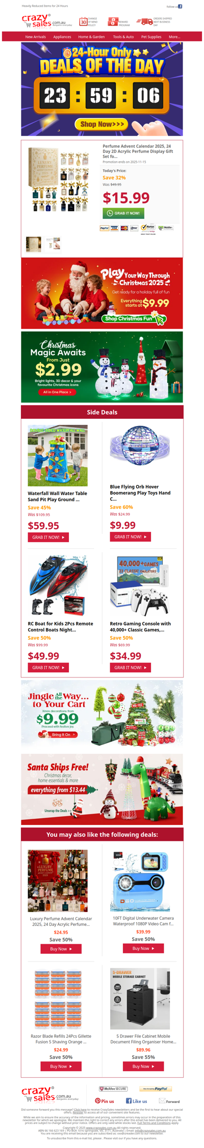 Over 100 Sold Daily! $15.99 – Perfume Advent Calendar 2025