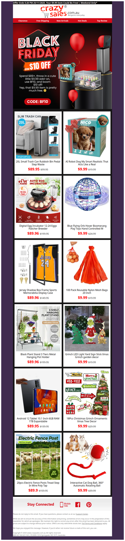 Your $9.99 Item Could Be Free! ⏰ Weekend Only