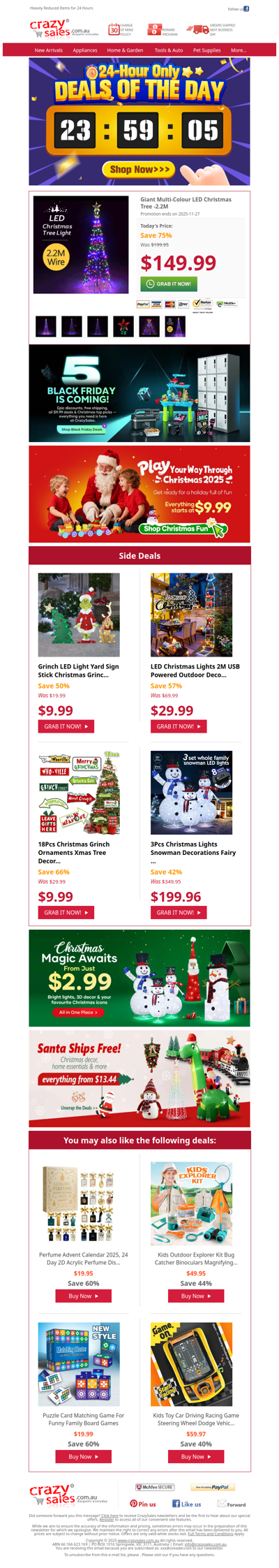 $149.99 Brings Your Christmas Tree to Life!