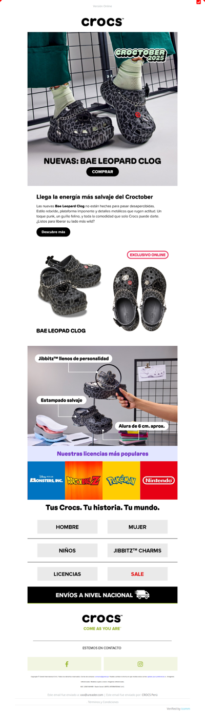 🐯 Llegó la energía más salvaje del CROCTOBER y no pasará desapercibida... ✨