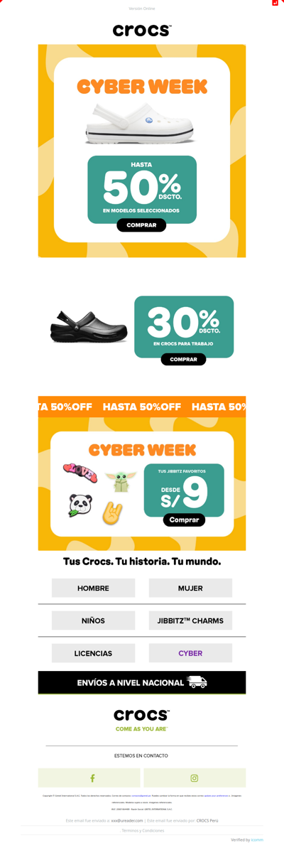 ☀️ Buenos Días . La Oportunidad de tener Crocs de Trabajo con 30% DSCTO.