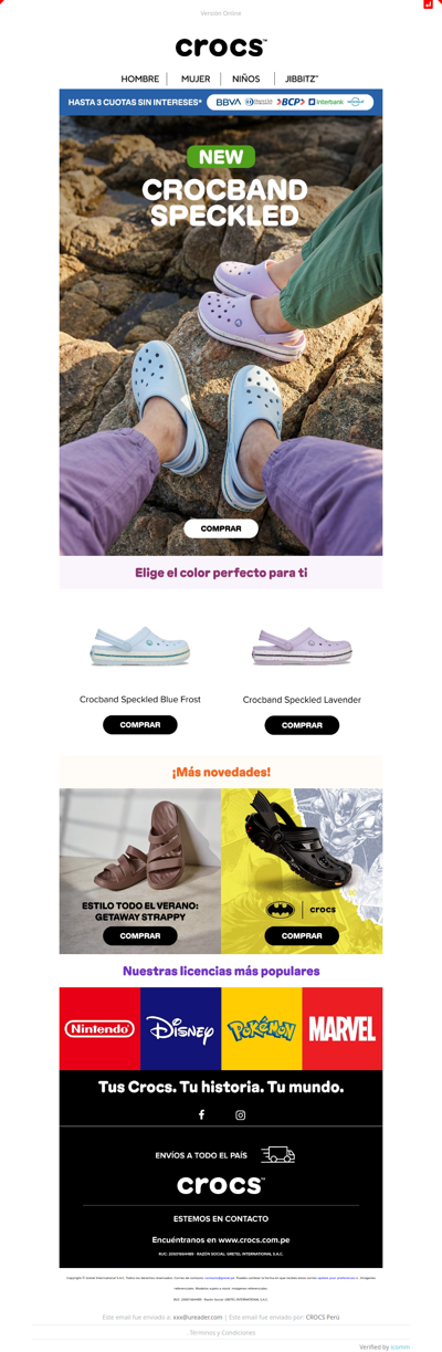 ✨ Novedades: Descubre las nuevas Crocband Speckled antes que los demás