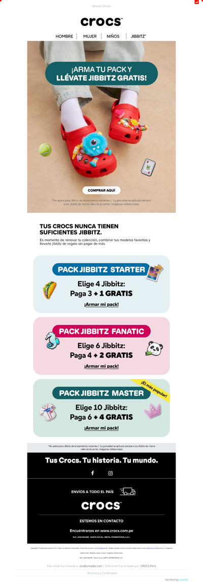 ¿Ya armaste tu pack de Jibbitz? 👀
