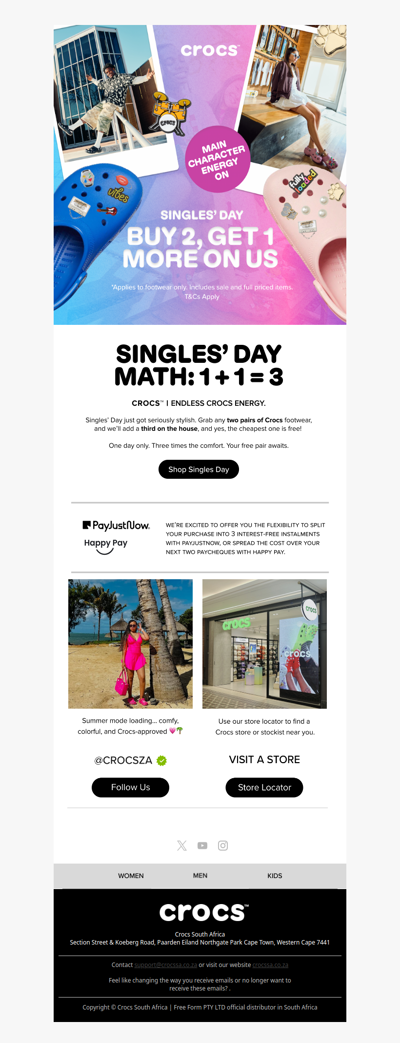 🐊💚Singles’ Day Math: 1 + 1 = 3 😉