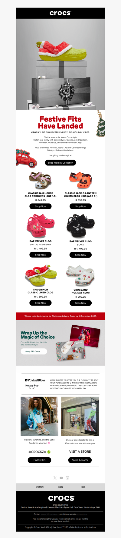 🐊Unwrap the Crocs Holiday Collection 🎁✨