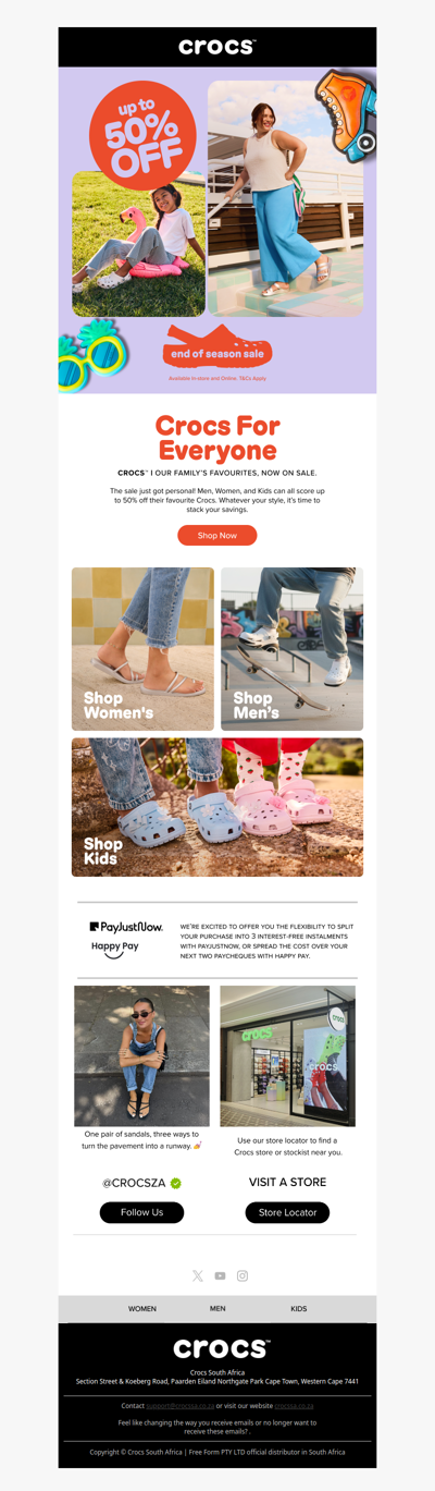 🐊End of Season: Crocs for All