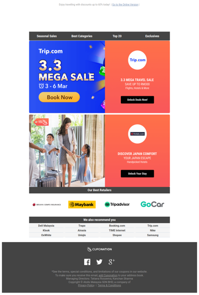 March travel bonanza is here: Book your next journey! 🌸