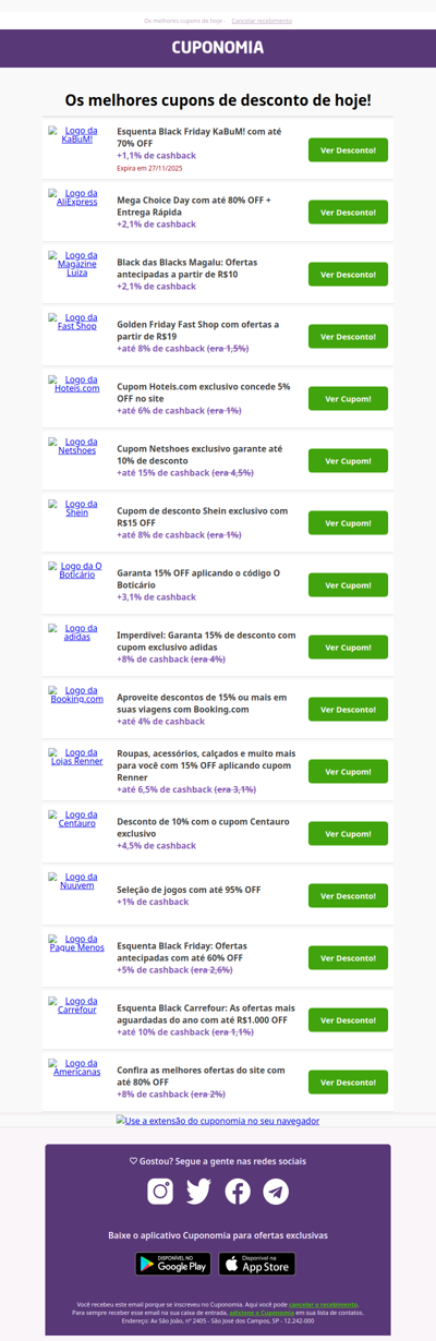 As melhores ofertas do FDS 🤑