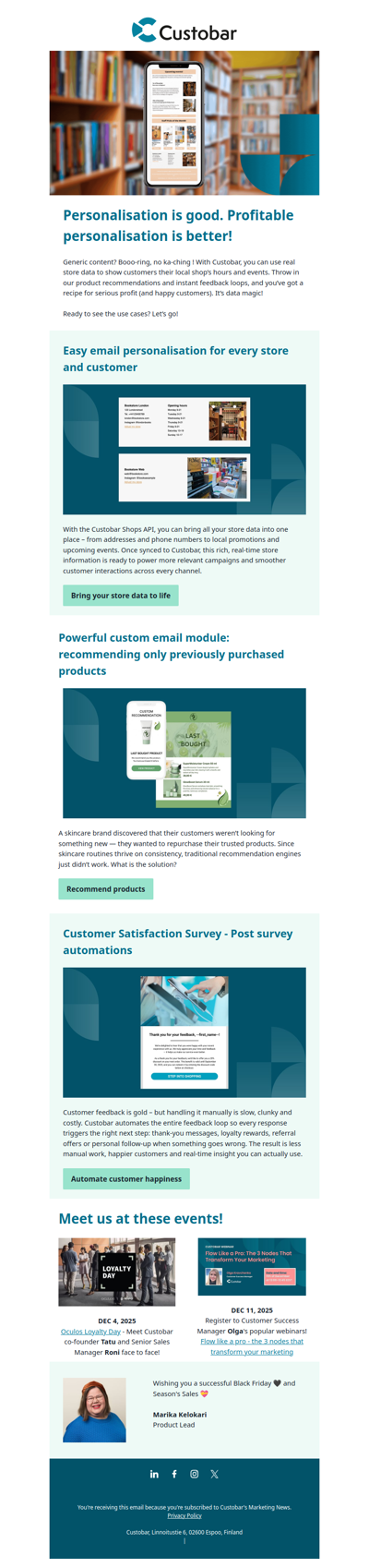 Personalisation is good. Profitable personalisation is better!