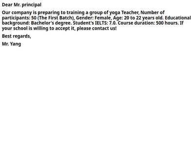 Yoga Teacher Training