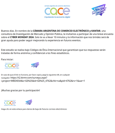 CACE: Tu opinion nos interesa