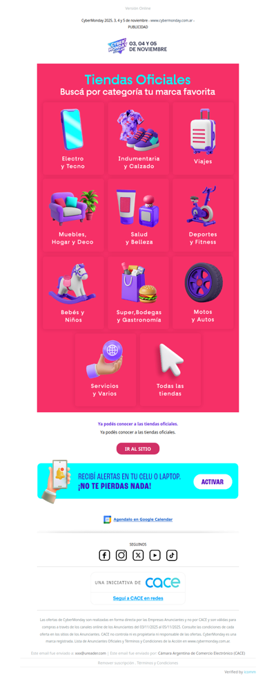 🤫Enterate de todas las marcas que se sumaron a CyberMonday🔥