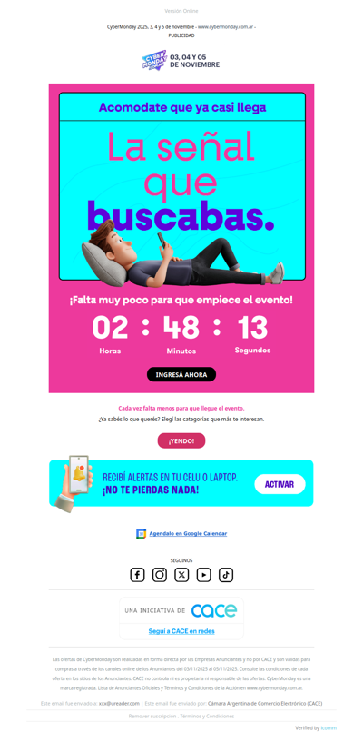 🔥 ¡Ya llega CyberMonday 2025! Estate atento ☝️