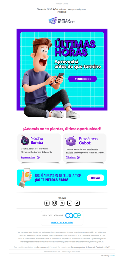 🔥 CyberMonday 2025 ¡ÚLTIMAS HORAS! 🤯