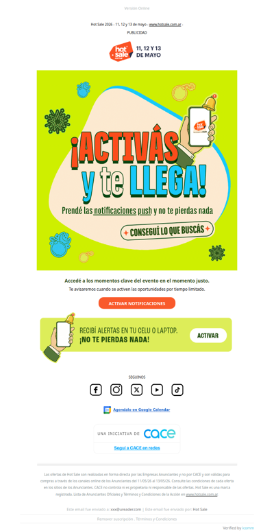 Conocé ANTES QUE NADIE las promos y MegaOfertas de HOT SALE 🛒🔥