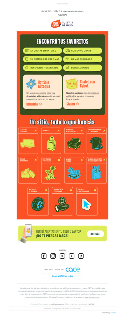 ¡No te pierdas las mejores ofertas de HOT SALE 2026! 🔥🛒