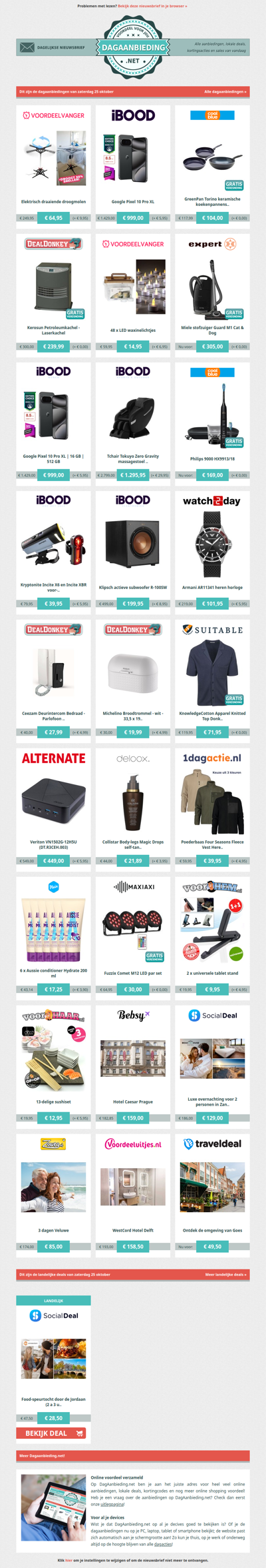 Beste Asda, alle dagaanbiedingen van zaterdag 25 oktober