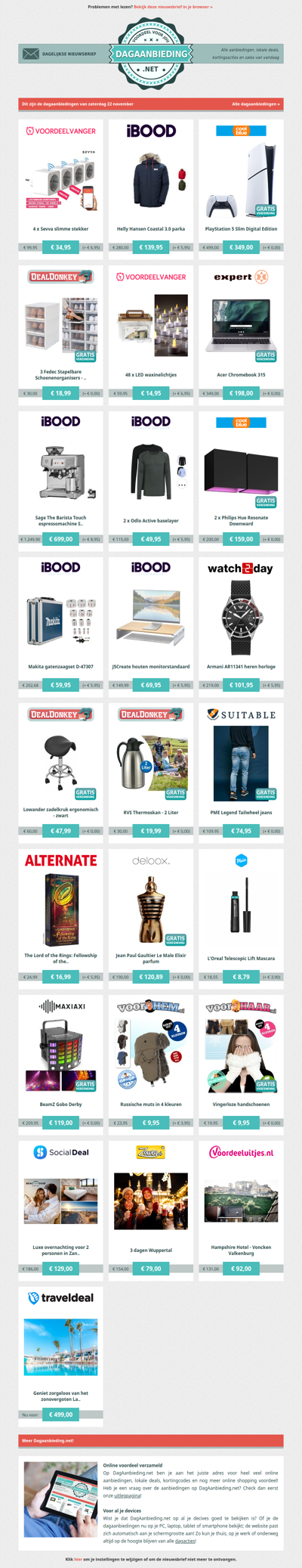 Beste Asda, alle dagaanbiedingen van zaterdag 22 november