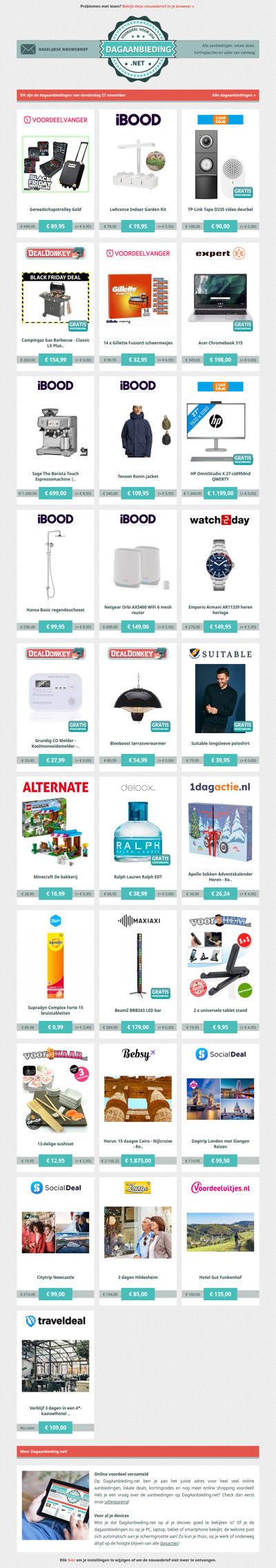 Beste Asda, alle dagaanbiedingen van donderdag 27 november