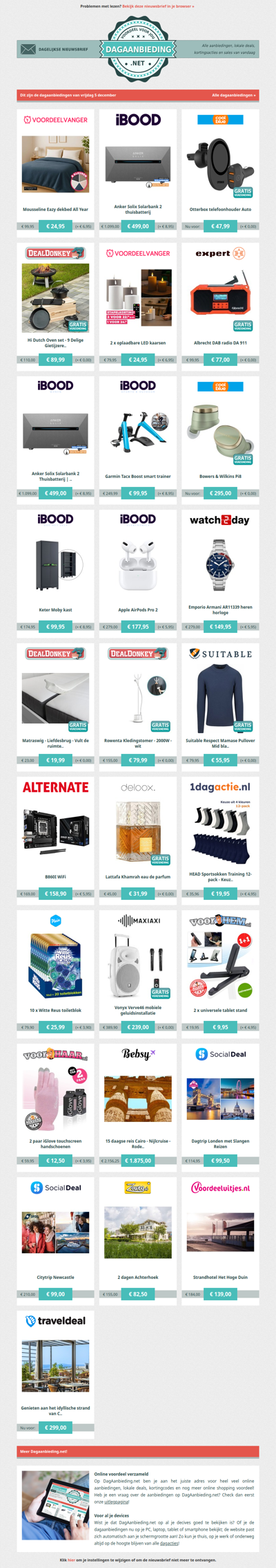 Beste Asda, alle dagaanbiedingen van vrijdag 5 december