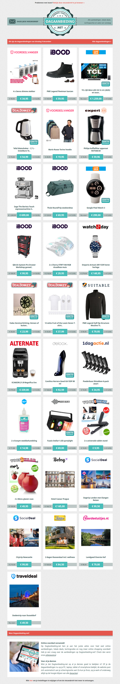 Beste Asda, alle dagaanbiedingen van dinsdag 9 december