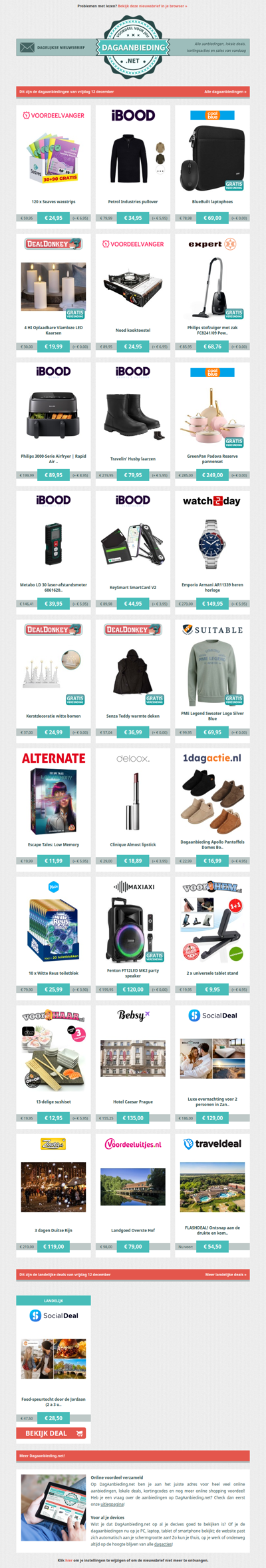 Beste Asda, alle dagaanbiedingen van vrijdag 12 december