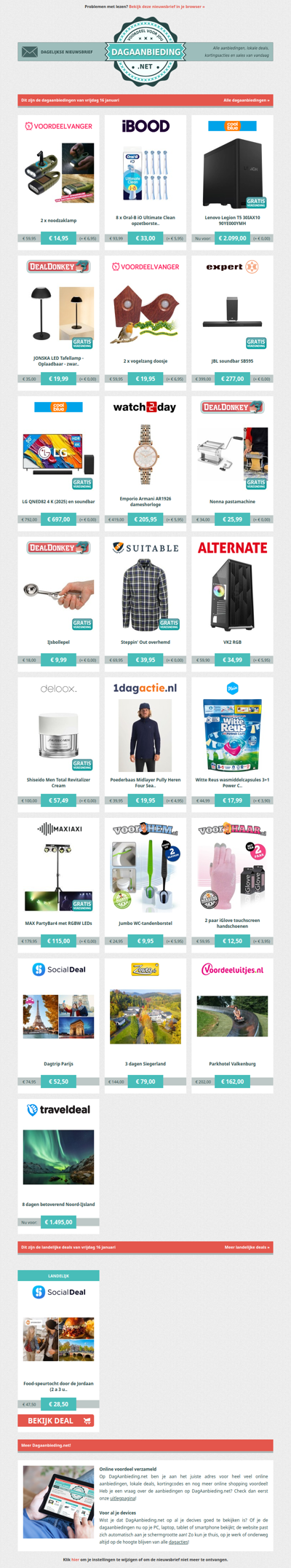 Beste Asda, alle dagaanbiedingen van vrijdag 16 januari