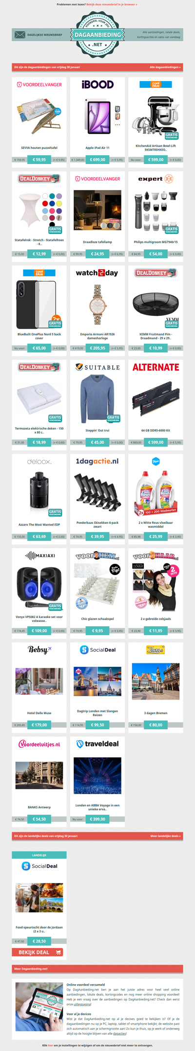 Beste Asda, alle dagaanbiedingen van vrijdag 30 januari