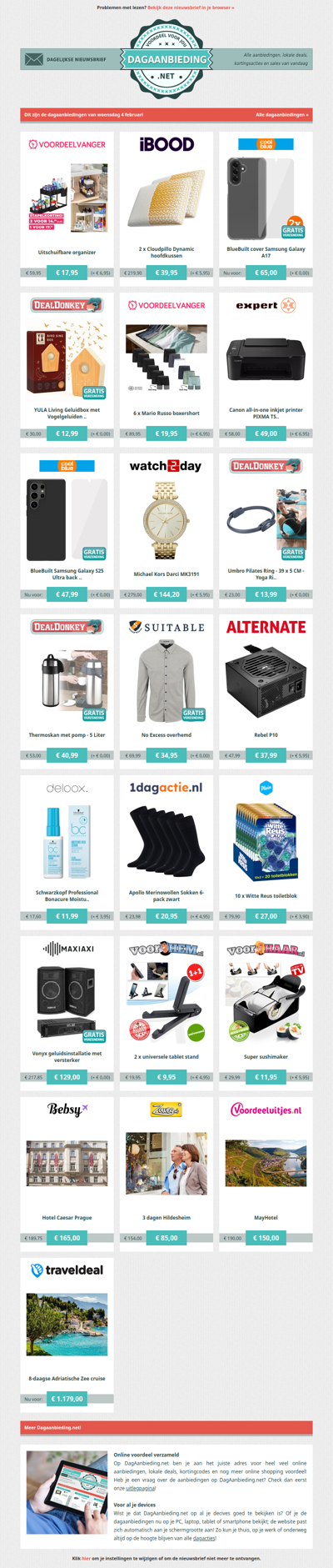 Beste Asda, alle dagaanbiedingen van woensdag 4 februari