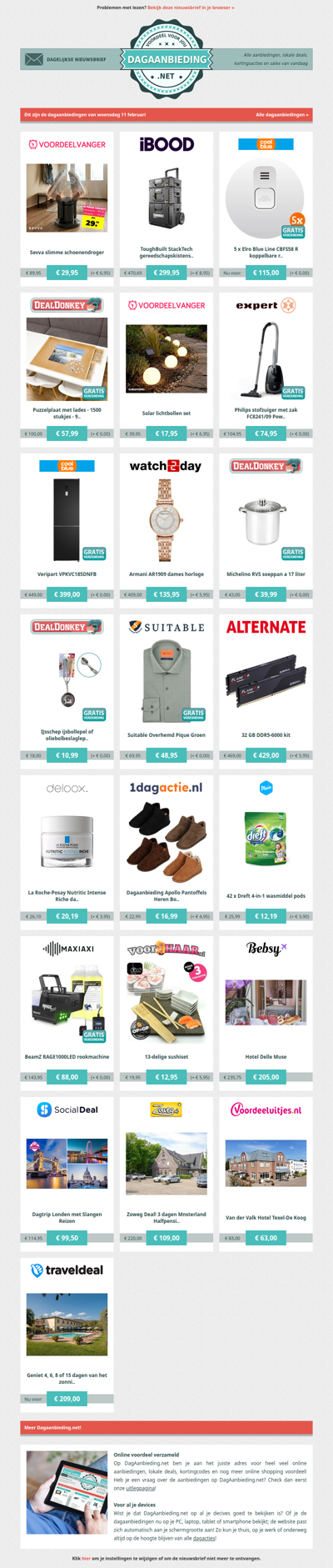 Beste Asda, alle dagaanbiedingen van woensdag 11 februari