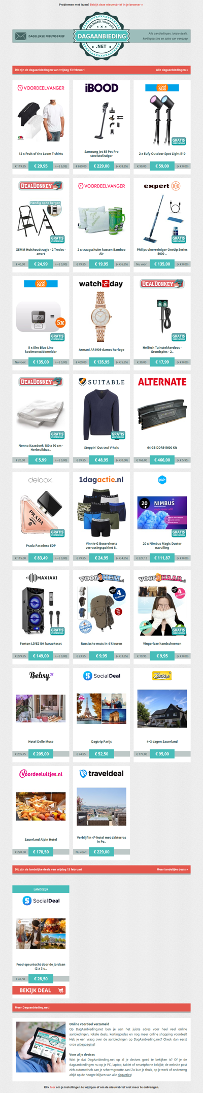 Beste Asda, alle dagaanbiedingen van vrijdag 13 februari