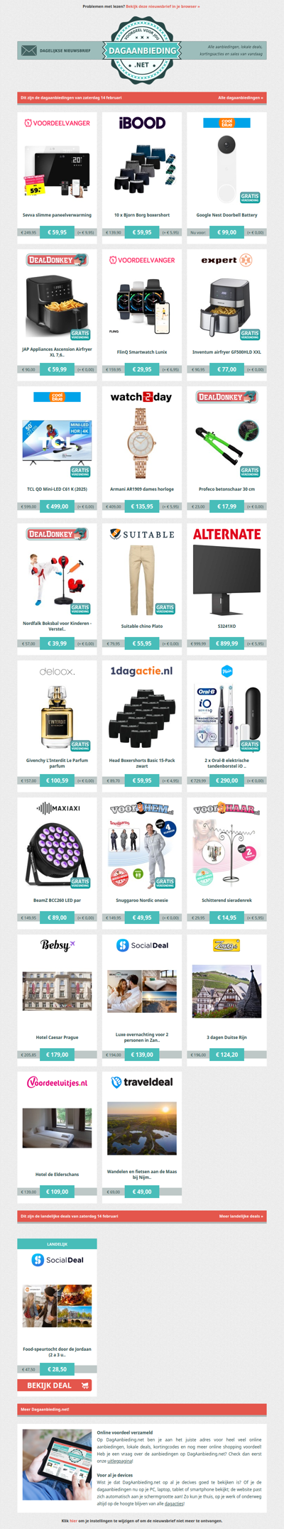 Beste Asda, alle dagaanbiedingen van zaterdag 14 februari